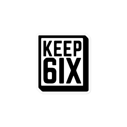 Keep6ix Ent 3x3 Sticker